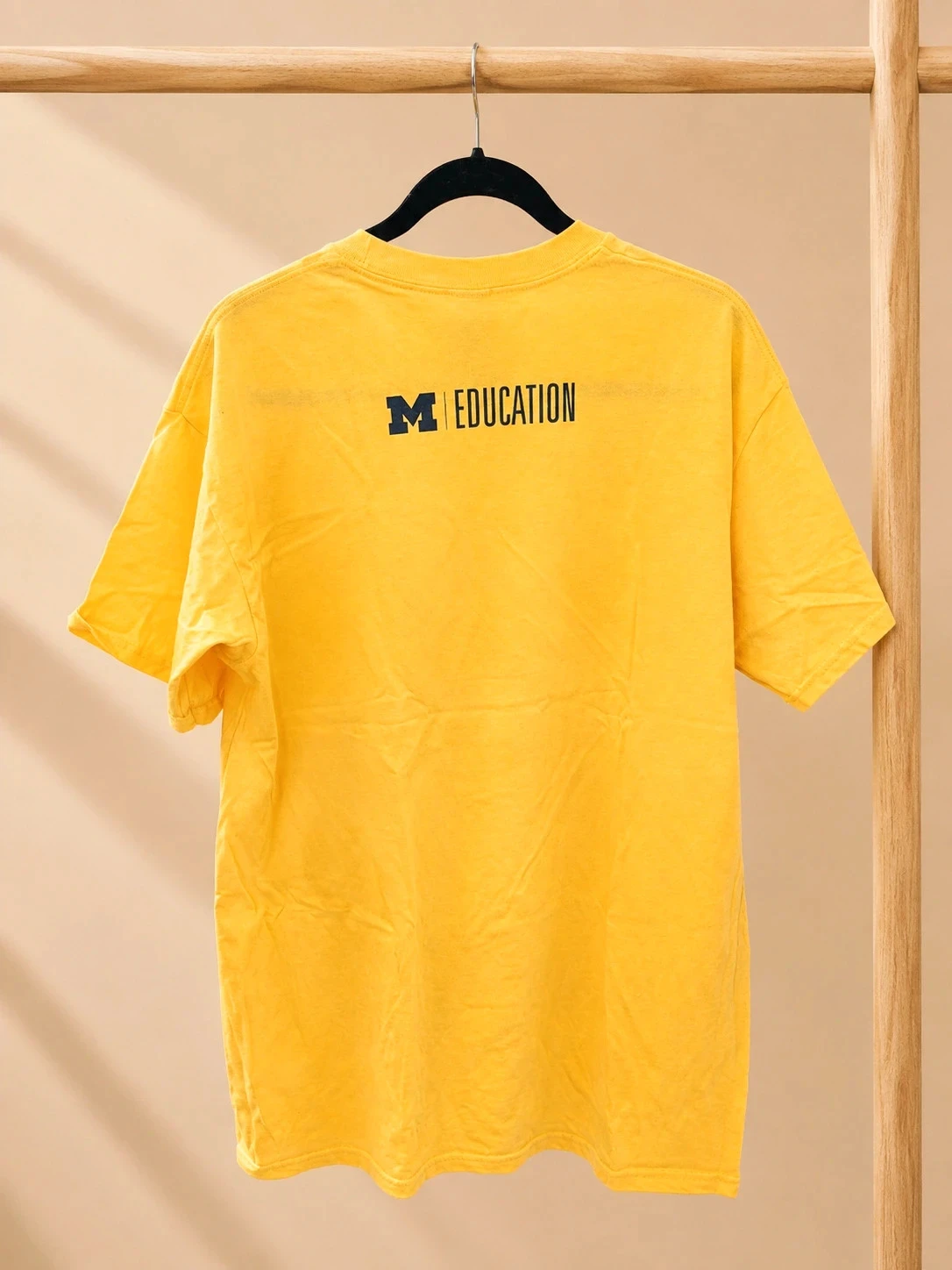 T-shirt Michigan Basketball geel - Maat L - University USA – photo 2